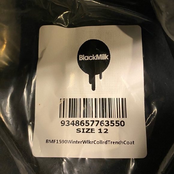 Blackmilk “WINTER WALKER COLLARED TRENCH COAT” SIZE 8 US/12 AUST NWT - Picture 12 of 16